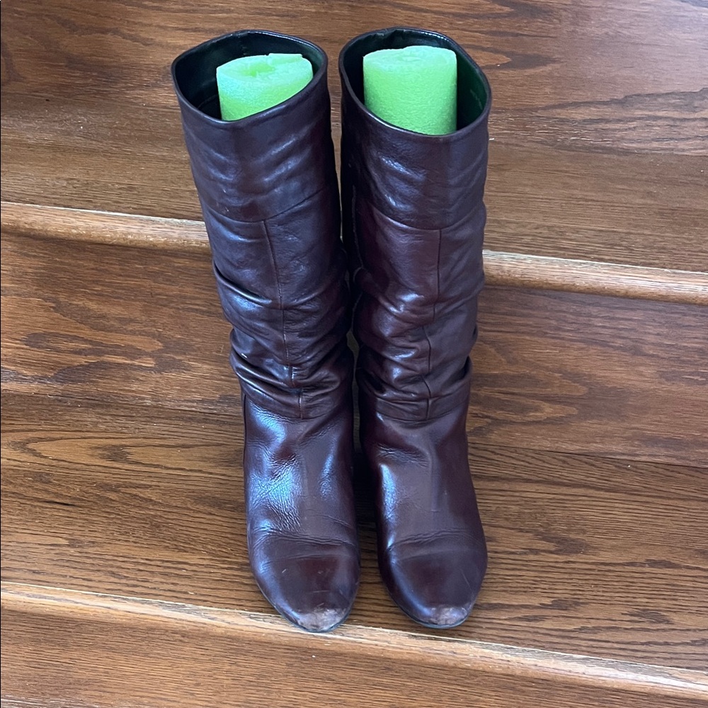 Aldo Dark Brown Heeled Boots